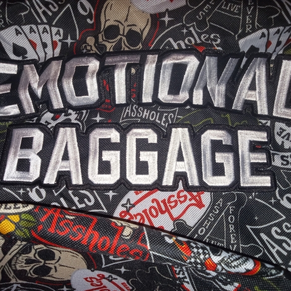 NWOT Emotional Baggage duffel bag, unisex - Picture 2 of 4